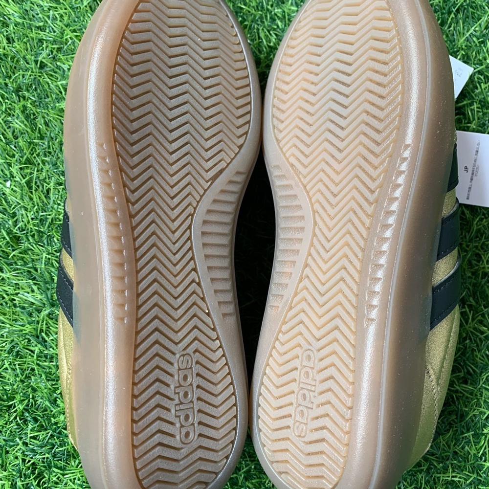 adidas Gold and Black Low-Top Athletic Sneakers - Picture 3 of 5